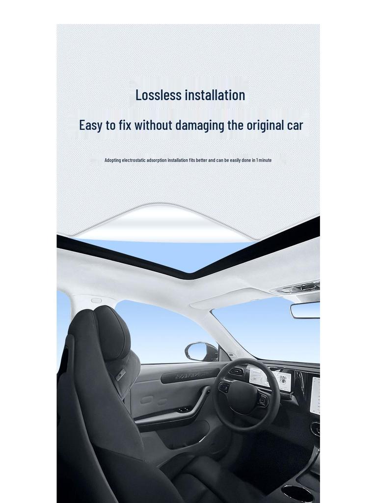 Leapmotor 2019 S01 Sunroof Opaque Sunshade – Heat Insulation & Privacy Protection