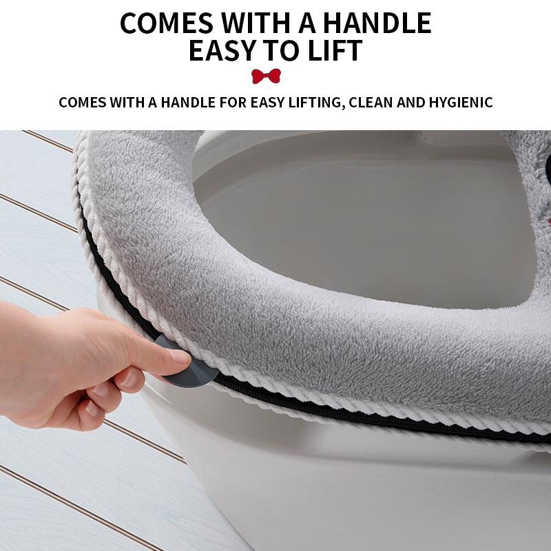Cute Kitten Household Toilet Seat Cushion, Thickened Universal Toilet Seat Cover, Toilet Seat Cover, Toilet Seat Cover, Toilet