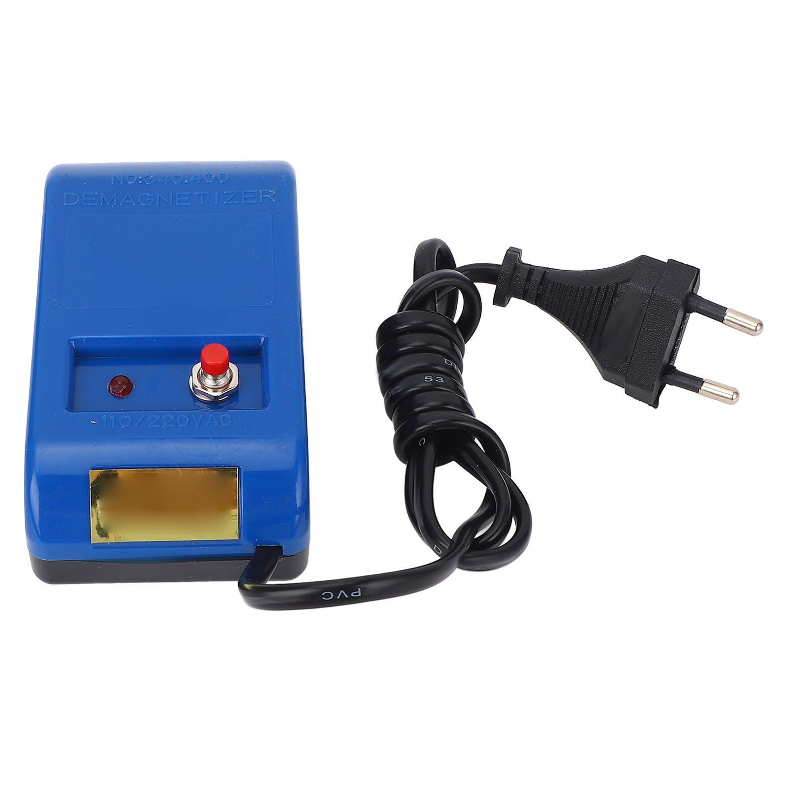 

Размагничиватель часов Портативный Удобный в использовании Профессиональный Ремонт Часов Размагничивающий Инструмент Наручные Часы EU Plug