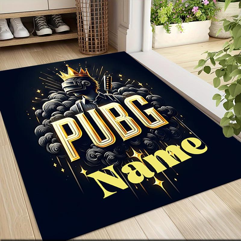 Custom Name "Fantasy Angel Journey" Carpet Rug Customizable Soft Washable Anti-Slip Home Living Room Sofa Mats Personalized Rug. 090999