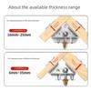 Metal Steel Right Angles Clamp 90 Degree Fixing Device Auxiliary Corner Clamp Locator Adjustable Fixing Clamp