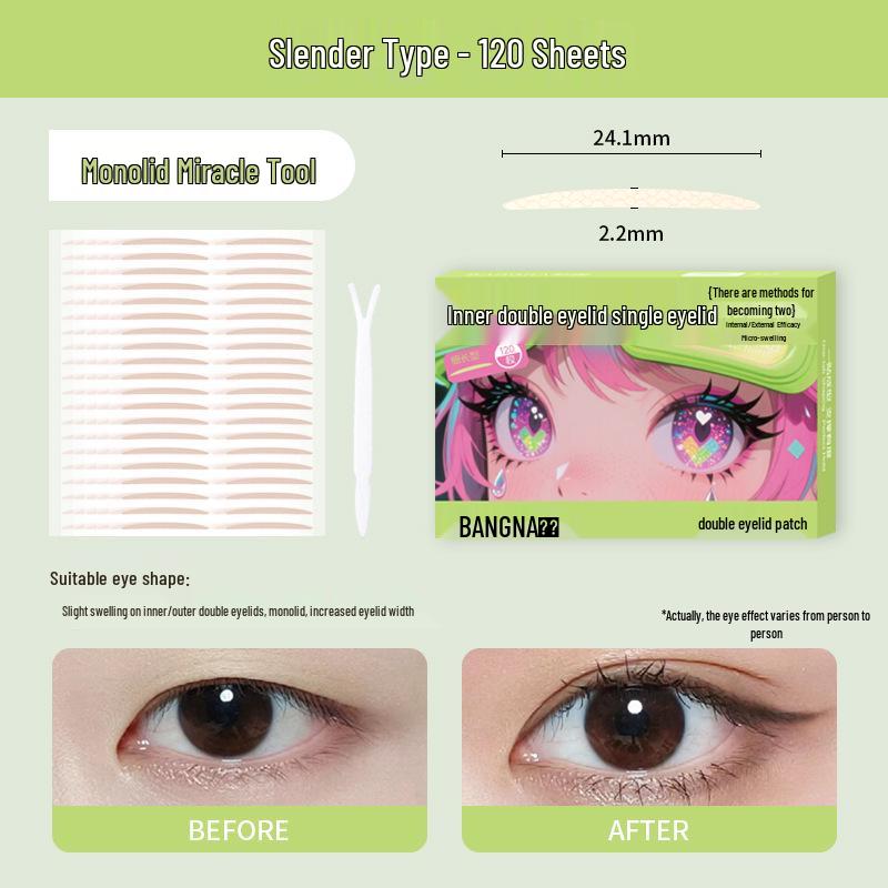 Natural Invisible Waterproof Double Eyelid Tape for Long-Lasting Effect