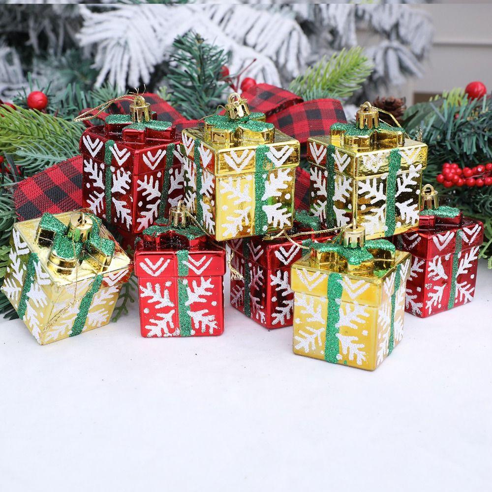 Mini Merry Christmas Decor Colorful Xmas Decorative Pendant  Christmas Party