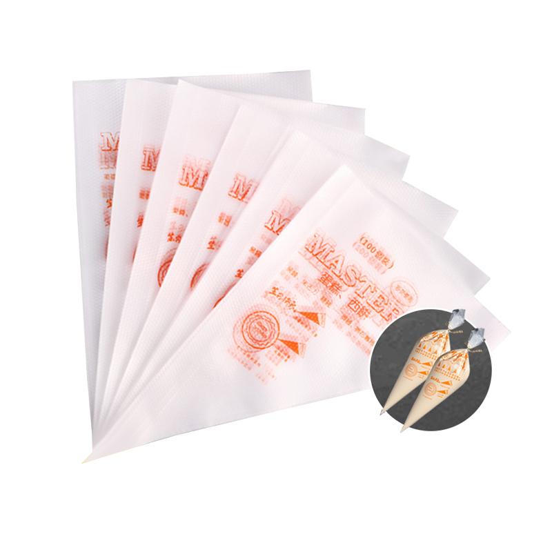 50pcs/set Disposable Pastry Bags Cake Decoration Kitchen Icing Food Preparation Bags Cup Cake Piping Tools For Baking