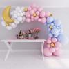 Macarons rainbow Color Birthday Latex Balloon Chain Set rainbow Balloon Arch Party Decoration Balloon Arch Set