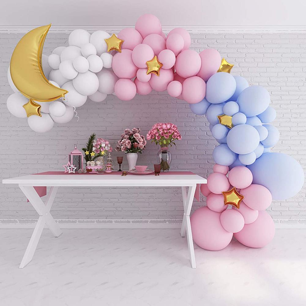 Macarons rainbow Color Birthday Latex Balloon Chain Set rainbow Balloon Arch Party Decoration Balloon Arch Set