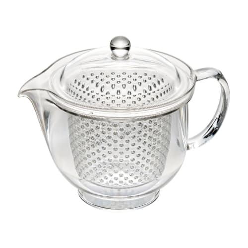 Akebono Sangyo Lightweight and Unbreakable Teapot, 480ml, Tritan Resin, Clear Teapot, Large, Made in Japan, TW-3717
