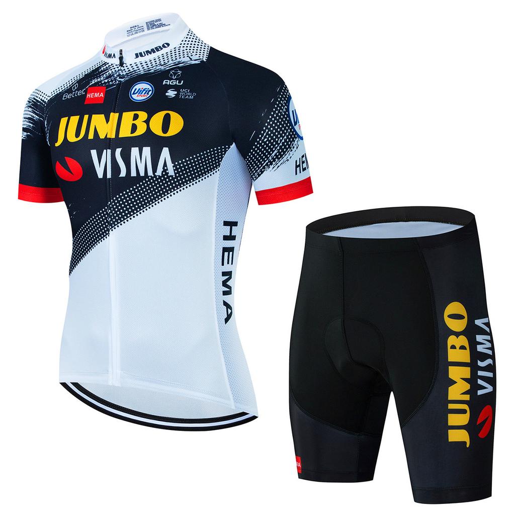 Costum cu mânecă scurtă de vară pentru bărbați și femei 2026 Costum respirabil de vară Costum de ciclism Ediție de echipă Costum de ciclism montan și rutier