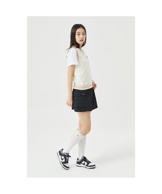 Goldeunbeeo (W) Side Pleated Skirt G5Kcm26201Bkx