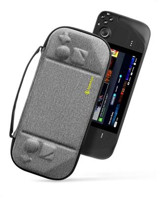 Steam Deck Compatible Tomtoc Hard Case Steam Deck Thin Carrying Case Joystick Full Protection Slim Design Shockproof 2WAY Portable
