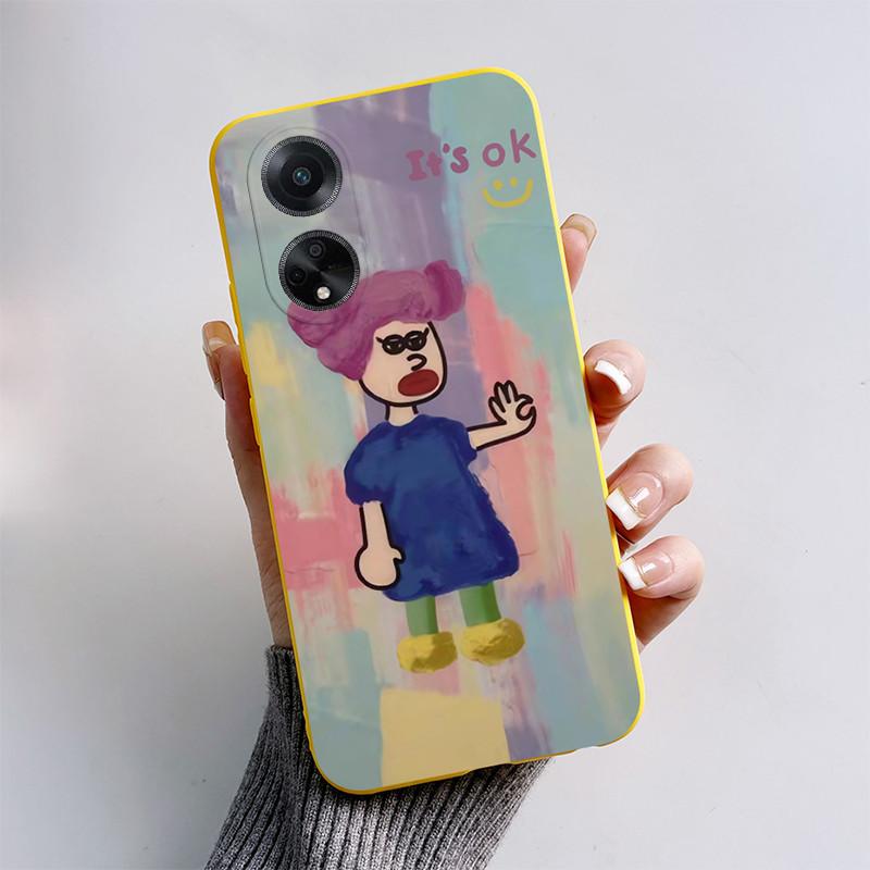 For OPPO A98 5G Case 2023 Cute Cat Cartoon Funny Dog Silicone Soft Back Cover For OPPO F23 CPH2527 OPPOA98 CPH2529 A1 5G Coque