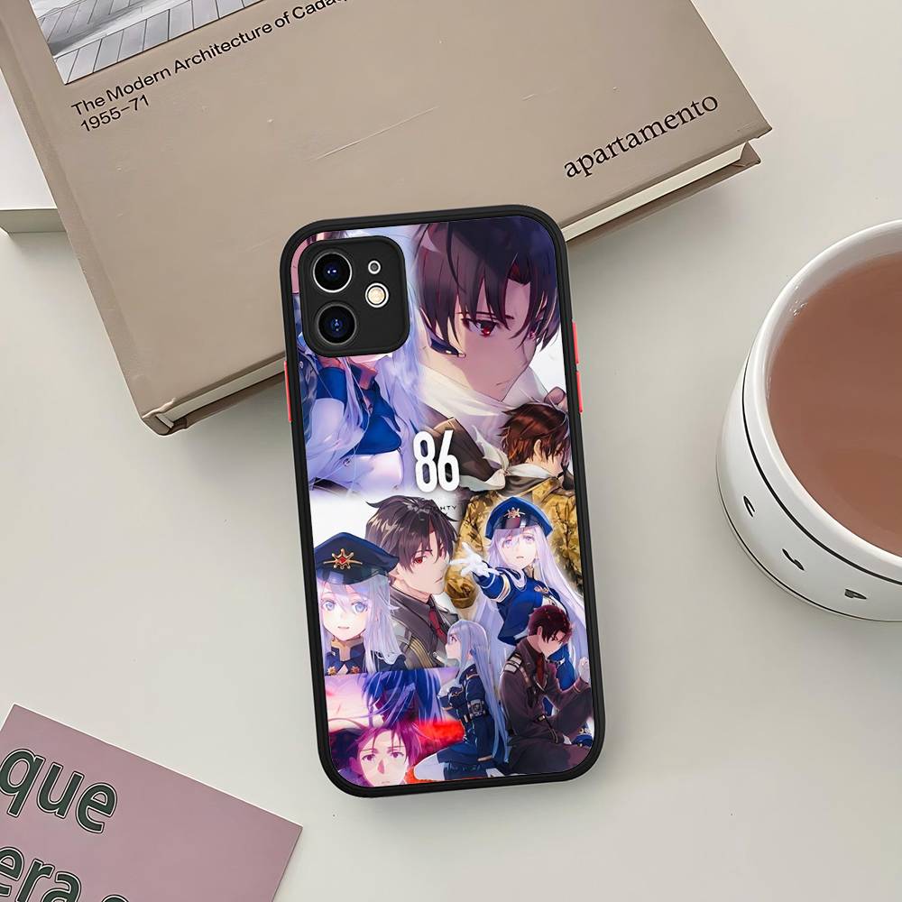 Classic Anime 86 Eighty Six Phone Case For IPhone 16 15 14 13 12 11 Pro Max 7 8 6 6s Plus Matte Cover