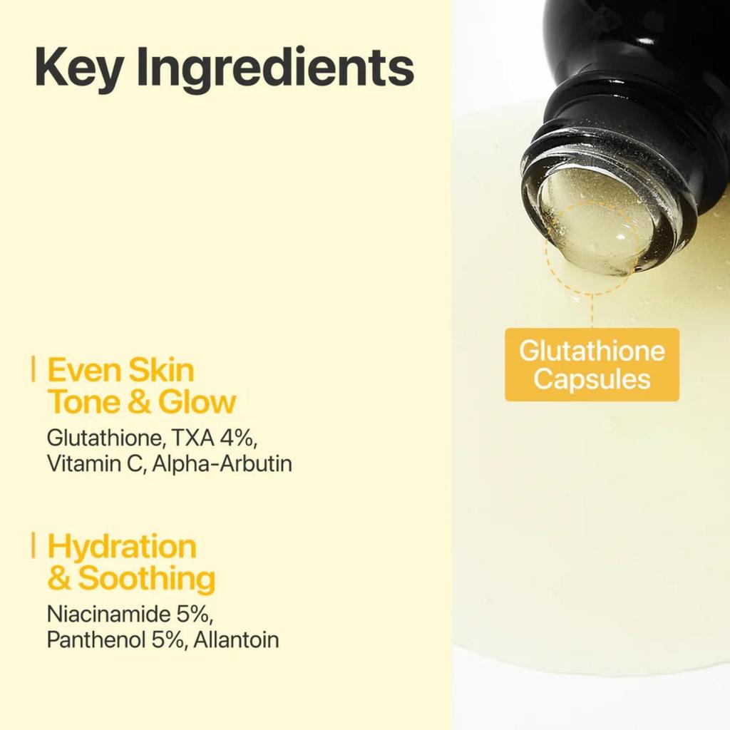 numbuzin No.5 Glutathione C Concentrated Serum 30ml × 4 Bulk Skincare Pack / EXP 27.07.23