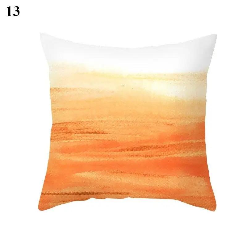 Clip Red Brown Pillowcase Decorative Geometric Print Abstract Pattern Pillowcase Home Supplies Pillowcase Sofa Cushion Cover