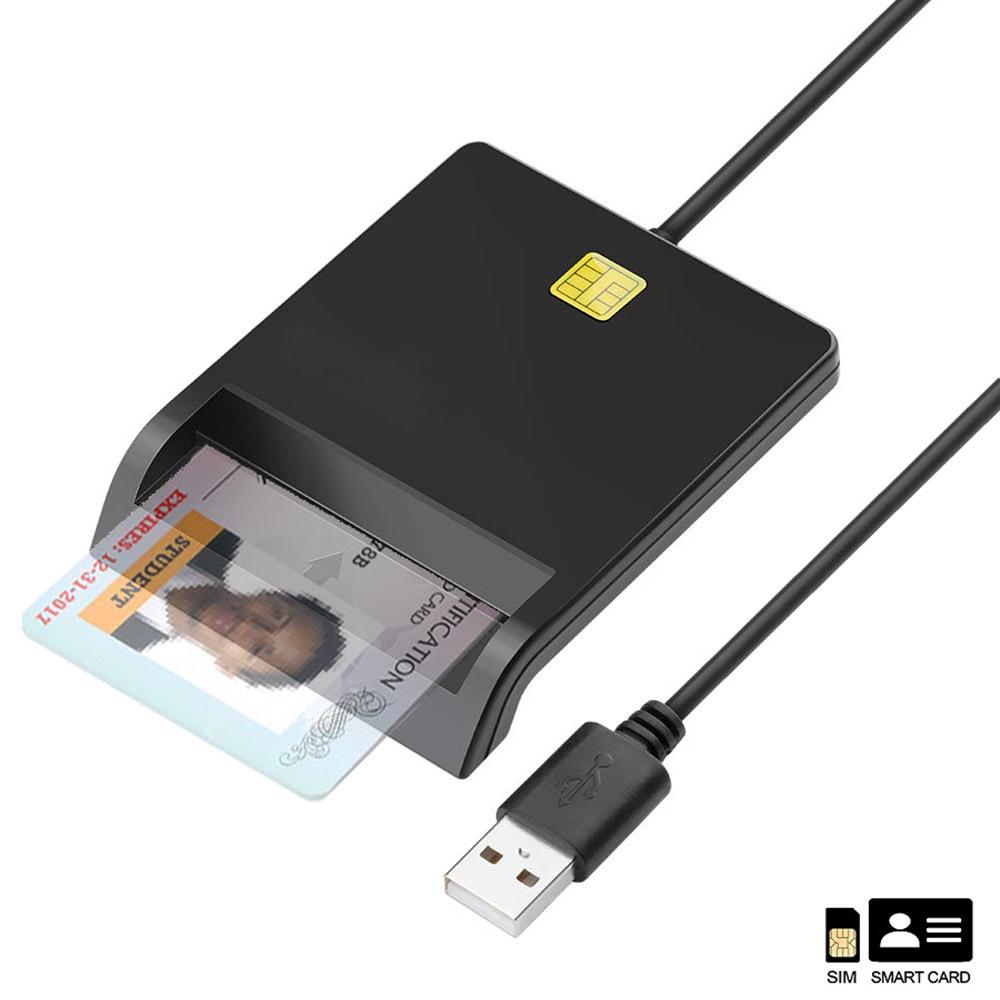 USB 2.0 Tip-C Akıllı Kart Okuyucu: IC, Banka, SIM, Kimlik ve CAC Kartları için Hepsi Bir Arada
