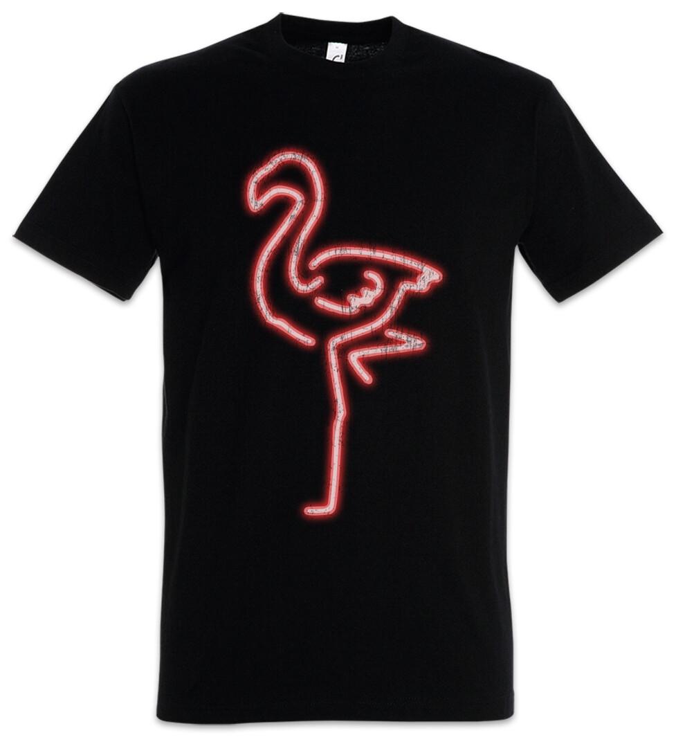 

Neon Flamingo T-Shirt Mens Womens Tees Top Love Princess Flamingos Animal Welfare Fairies Pink Rosa 4XL