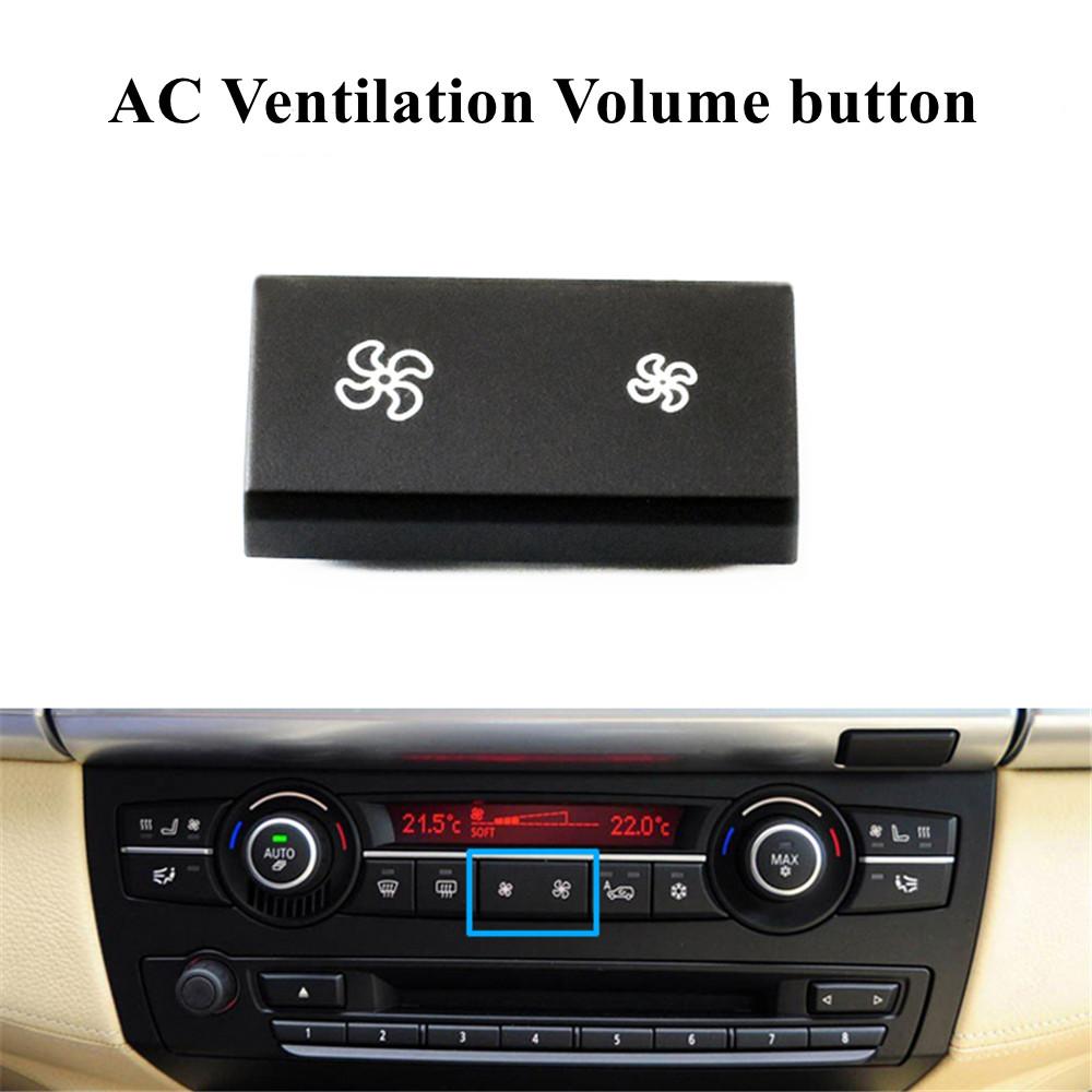 

Dashboard Ac Vent Grille Slider Rear Trunk Switch Start Stop Button Venlitation Ac Buttons Ignition Caps For BMW X5 X6 E70 E71 Ventilation Button