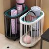 Space-Saving Fitness Gear Storage Cart with Wheels - Heavy-Duty Multi-Purpose Organizer for Yoga Mats, Home Exercise Equipment