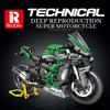 Reobrix570  Motorcycle H2 SX SE High-Difficulty Assembly Motorcycle Ornament Model Building Block Toy