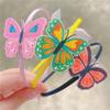 6pcs  Glitter Butterfly Headbands for Girls Teens Toddlers Kids Child Hairbands Party Hair Accessories