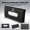 Snap-fit Car Sun Visor Tissue Box Storage Accessories For RX350 IS250 IS200 GS300 LX570 RC350 UX250h ES350