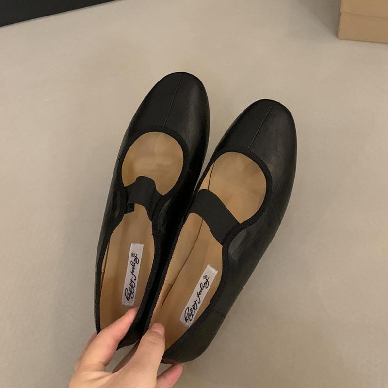 Fashion Bailamos Autumn Women Flat Shoes Fashion Shallow Slip On Ladies Elegant Boat Shoes Soft Flat Heel Dress Ballerinas Shoes Mujer