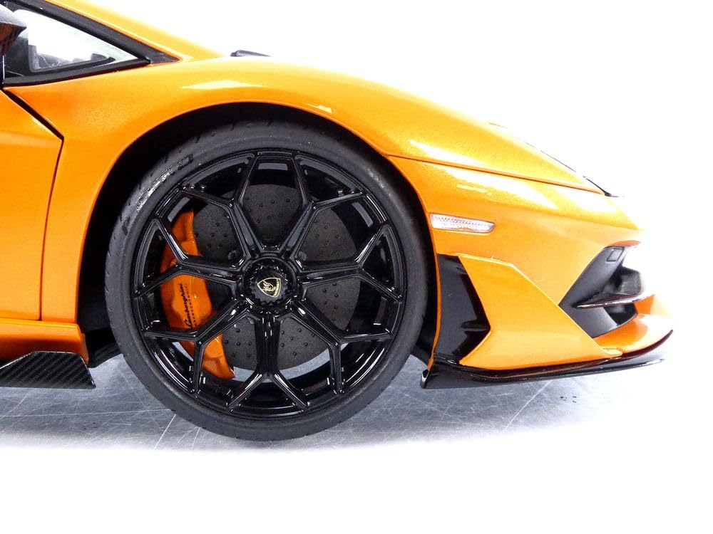 Autoart Lamborghini Aventador SVJ perleťově oranžový hotový produkt 1/18