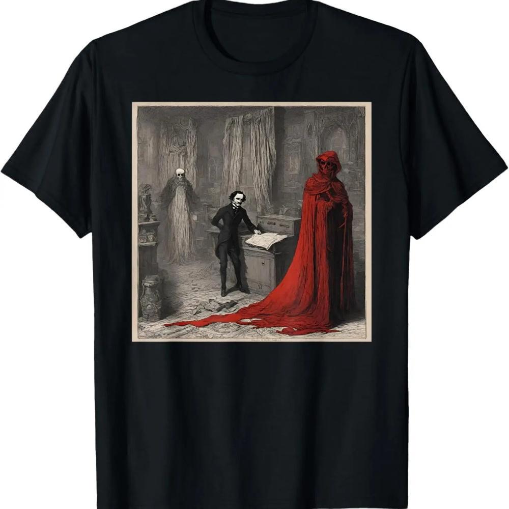

Edgar Allan Poe & The Mask of the Red Death T-Shirt XXXXXL чорний