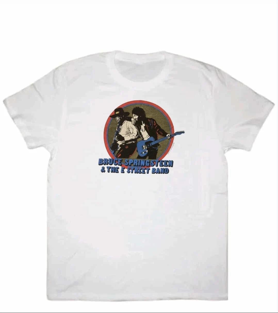 BRUCE SPRINGSTEEN 1980 Tour Graphic Print Unisex T-Shirt M