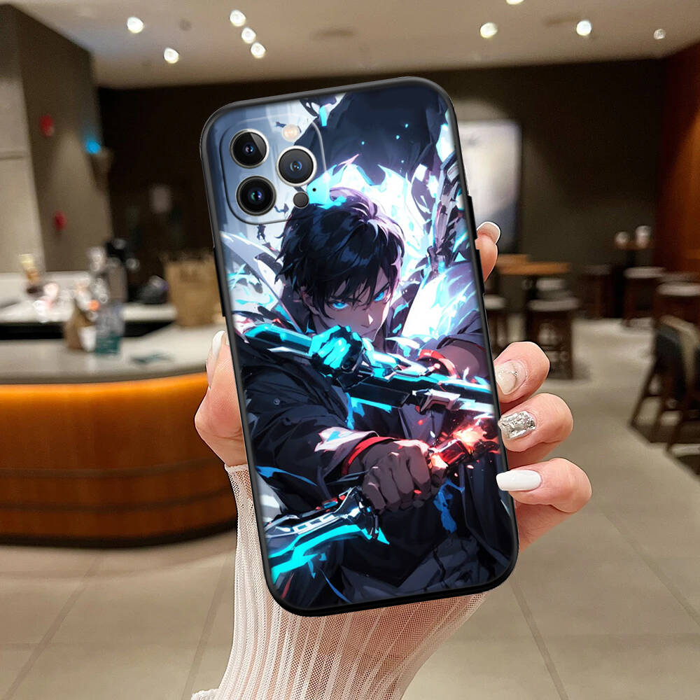 S-Solo L-leveling New Phone Case for iPhone 6 6s 7 8 11 12 13 14 15 16 17 16E XS Pro Max XR X SE Air