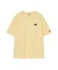 WACKY WILLY Small Typo Short Sleeve T-Shirt Yellow