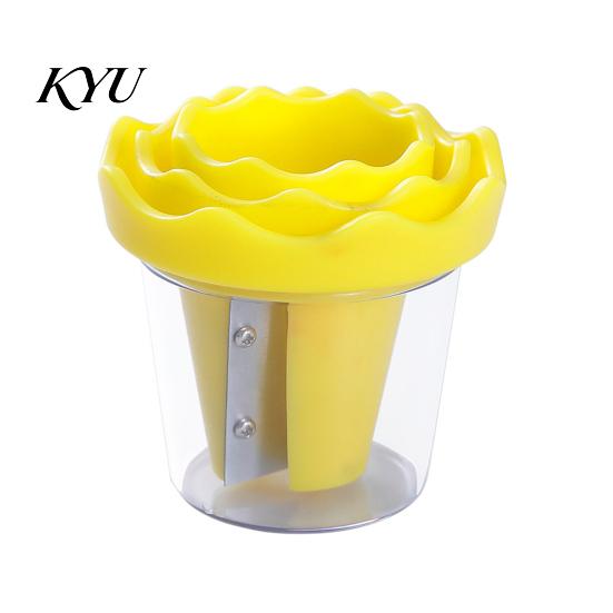 Decorative Vegetable Cutter Spiral Curler, Stainless Steel Blade Handheld Twister, Creative Cucumber Slicer Tool Rotatable Fruit for Carrots Cucumbers