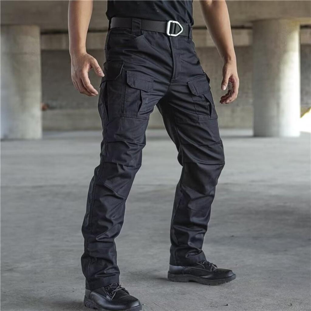 Men's summer new quick-drying pants outdoor loose multi-pocket trousers