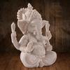 Sandstone Hindu Elephant Statue Ganesha Buddha Sculpture Figurine Home Decor