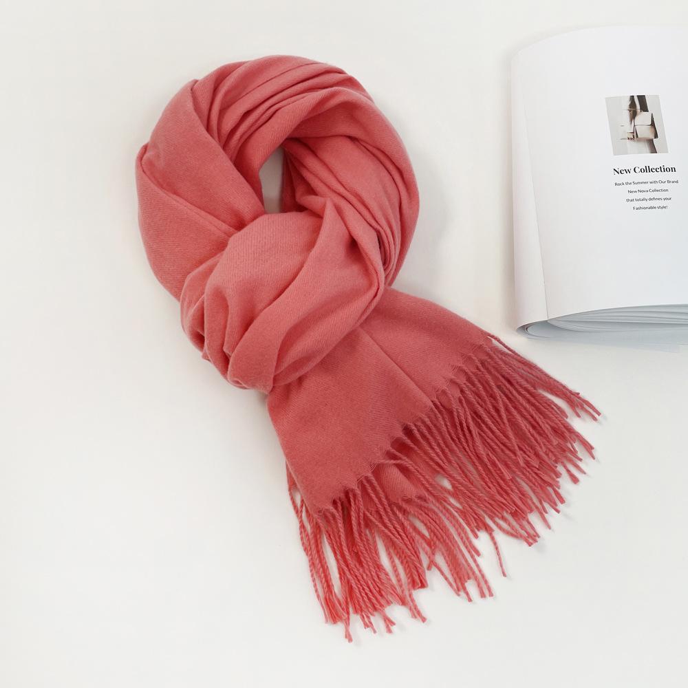 Čtyři roční období k dispozici Nový dámský všestranný kabát na vlasy Imitace kašmírové šály Teplá střední šála šál