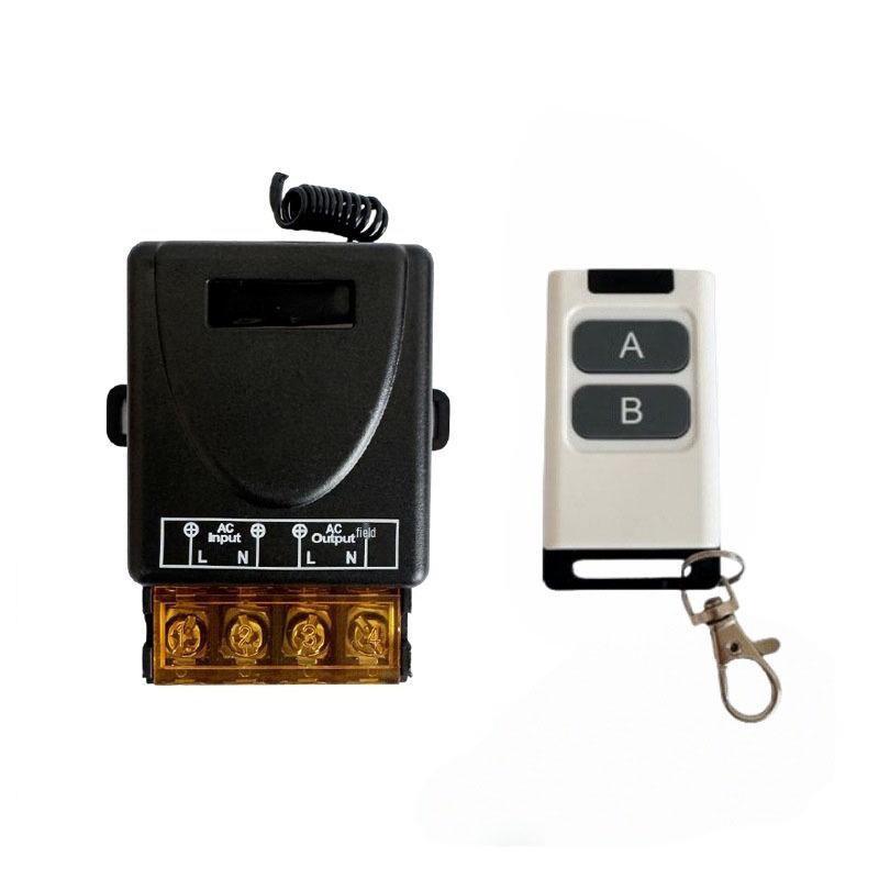 High Power 220V Wireless Remote Control Switch for Water Pumps, Irrigation, Fans, Smoke Extractors, and Sprayers.