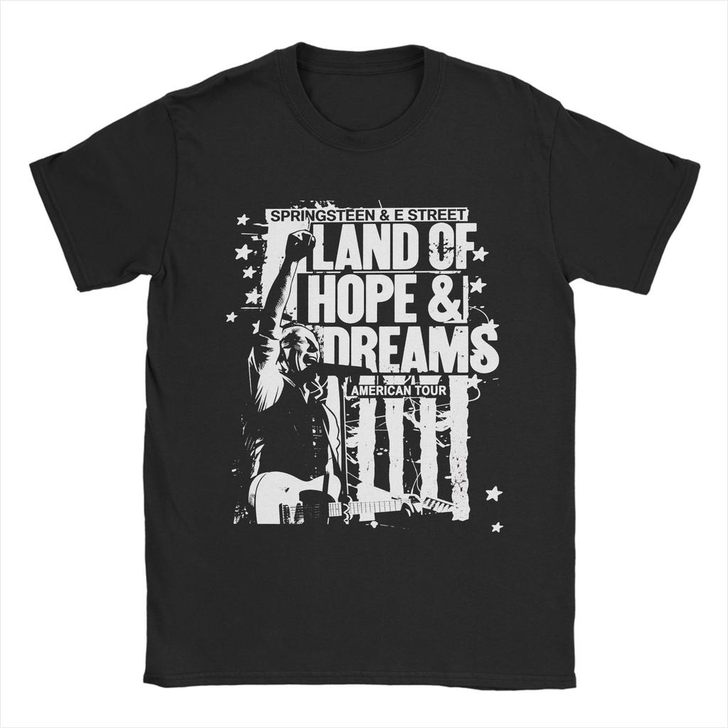 Graphic Printing Bruceed Springsteened And E Street Band Tour 2026 T Shirt for Men Women Cotton Tshirts Short Sleeve Clothes