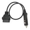 OBD2 Female To Cigarette Lighter Cable Emergency Power Memory Saver Diagnostic Adapter Cable Compatible with 16 Pin Socket