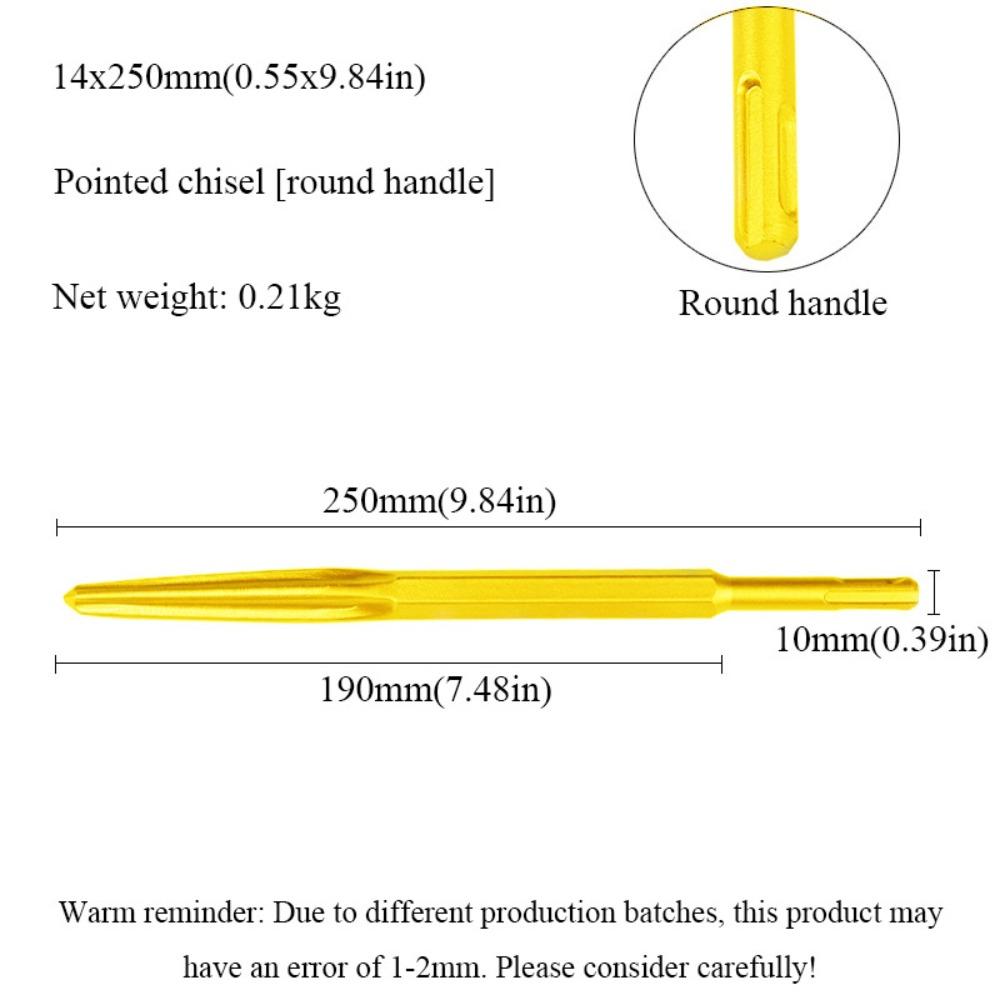 Sharp and Flat Gouge Concrete Construction Drill Bit Pickaxe Picks  Construction Site