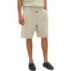 Fear of God Essentials Relaxed Fleece Sweatshort With Piping Heather Stone/Cloud White Men Bottoms Grey 160SP254552F