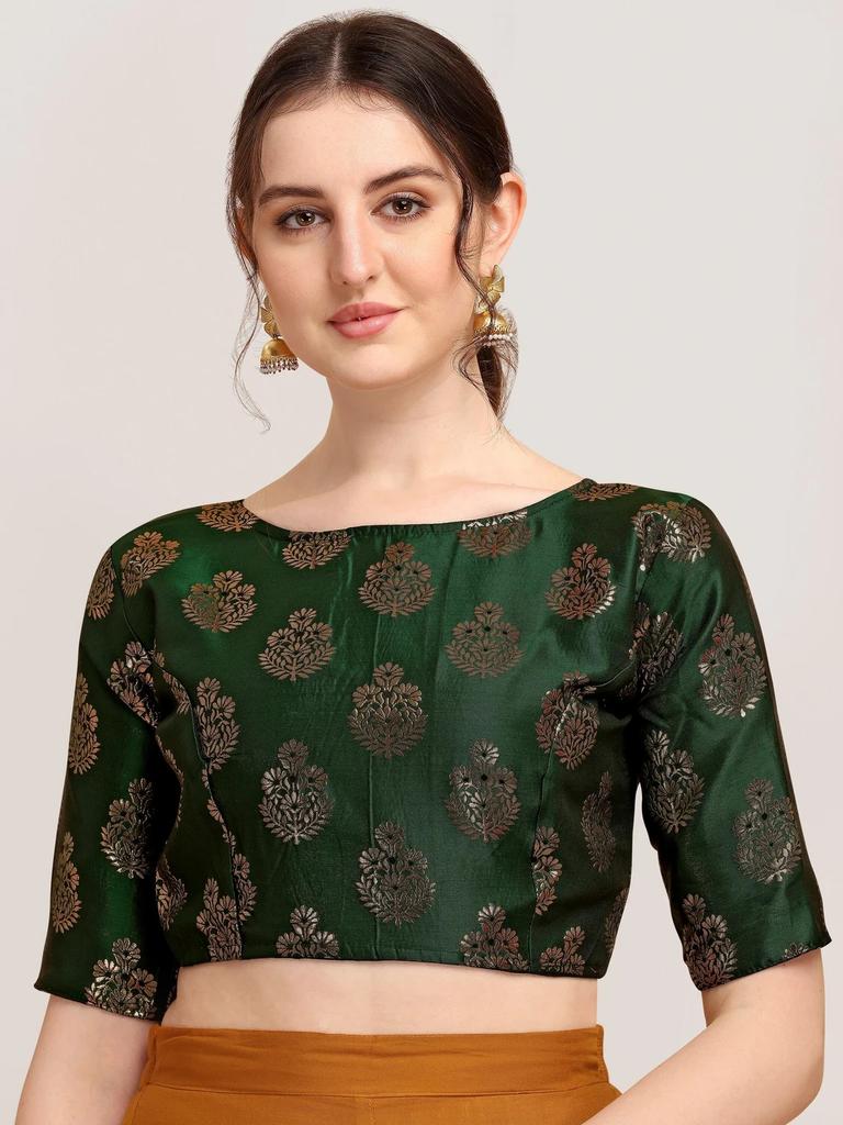 Beautiful Party Wear Designer Blouse Indian Women's Half Sleeves Ethnic Choli