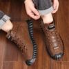 Men Cotton Shoes Winter Plush Insulated Shoes Cold Snow Resistant Work Boots Comfortable Outdoor Casual Shoes Fashion Short