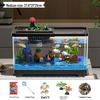 Eco-Friendly Desktop Goldfish Tank with Integrated Filter & Aerator for Living Room – Betta Fish Landscaping Aquarium