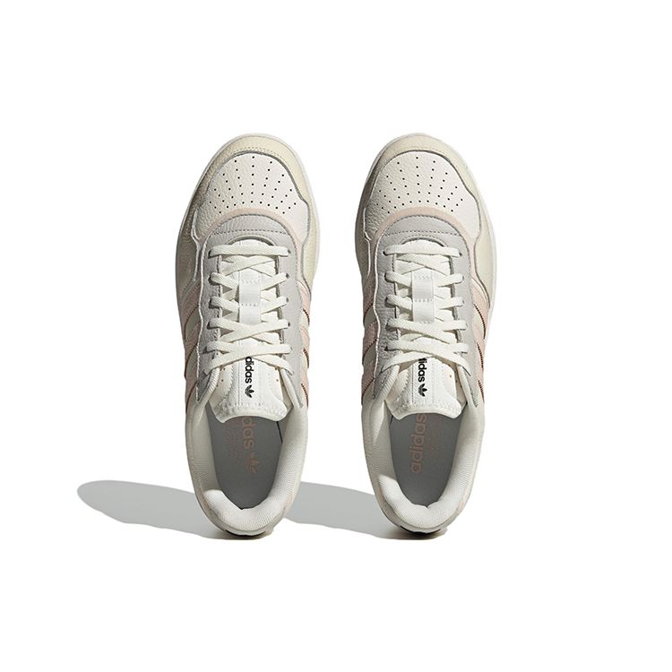 Adidas Originals Courtic Non-Slip Durable Low-Top Skate Shoes Unisex Sneakers White Pink Gray ID0566
