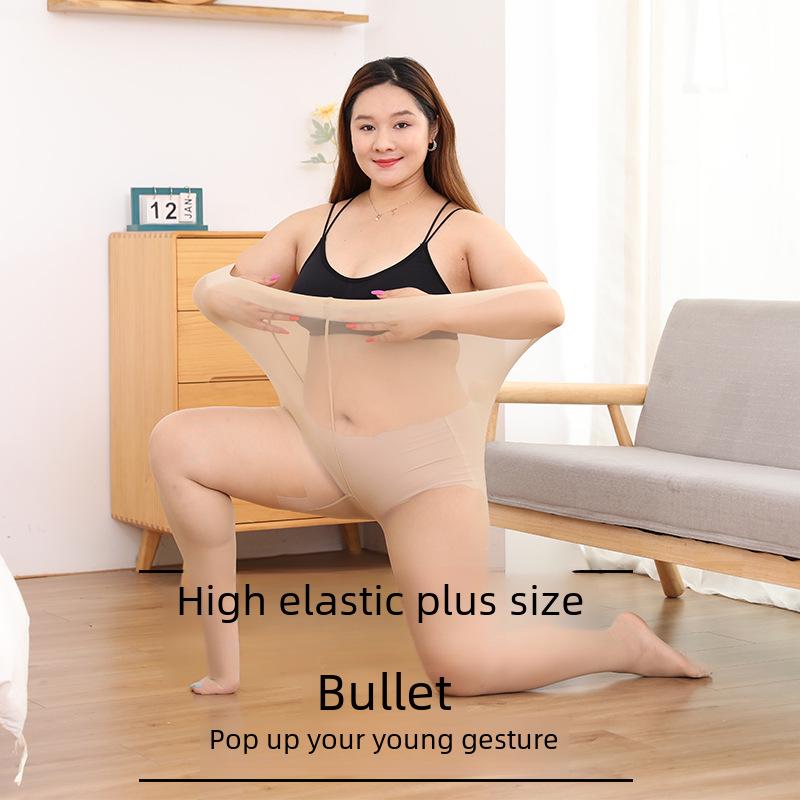 Women's Large Thin Cut-Resistant Pantyhose - Pineapple Pattern, Anti-Snagging, Seamless Stockings.