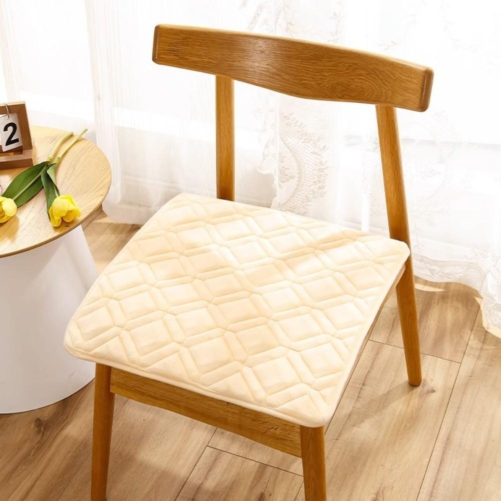Anti-Slip Office Chair Pad 40cm Dining Chair Pad New Lamb Velvet Seat Cushion