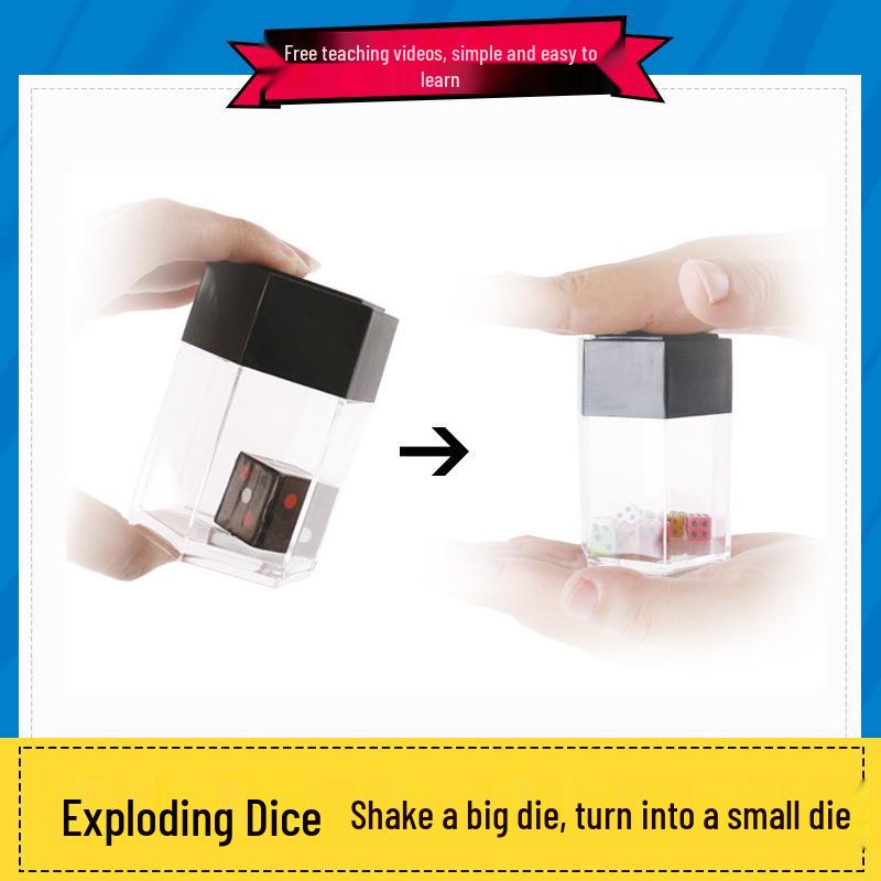 Advanced Magic Props Set: Vibration Trick, Object Restoration, Transform Empty Box, Red-to-Blue Ball.