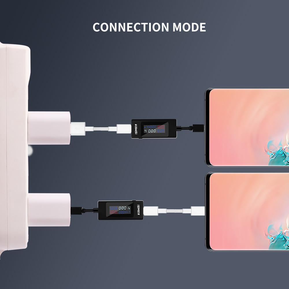 3 in 1 USB Current Voltage Charging Detector Tester Digital   Battery Voltmeter Ammeter Charger Doctor Monitor
