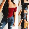 Elegant Women Summer Casual Off Shoulder Tank Top Vest Blouse For Effortless Style