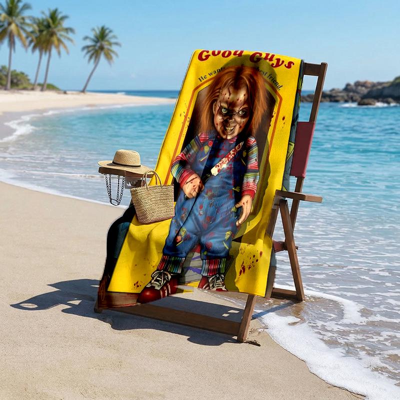 Chucky Fashion Beach Towel: Ideal for Summer Adventures Soft, absorbent and quick drying suitable for swimming and bathing
